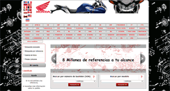 Desktop Screenshot of bike-parts-honda.es