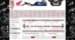Desktop Screenshot of bike-parts-honda.de
