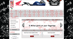 Desktop Screenshot of bike-parts-honda.com